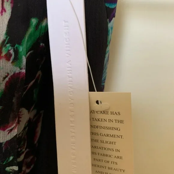 NWT Twelfth Street by Cynthia Vincent Silk Cocktail Mini Dress - Picture 8 of 9